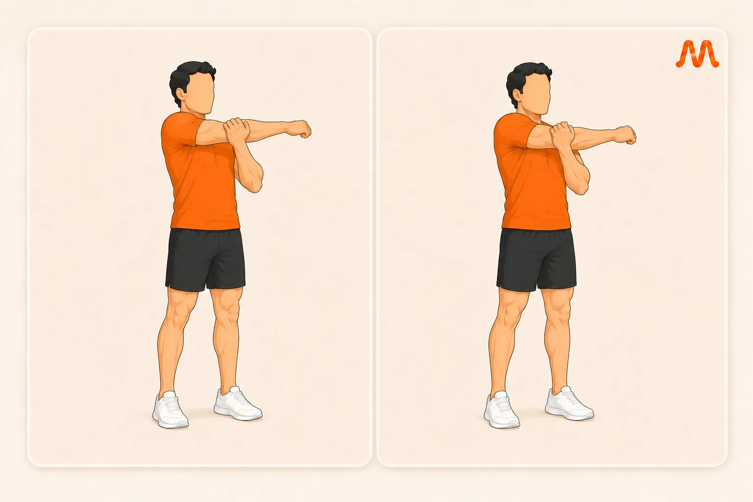 Cross-Body Shoulder Stretch exercise illustration