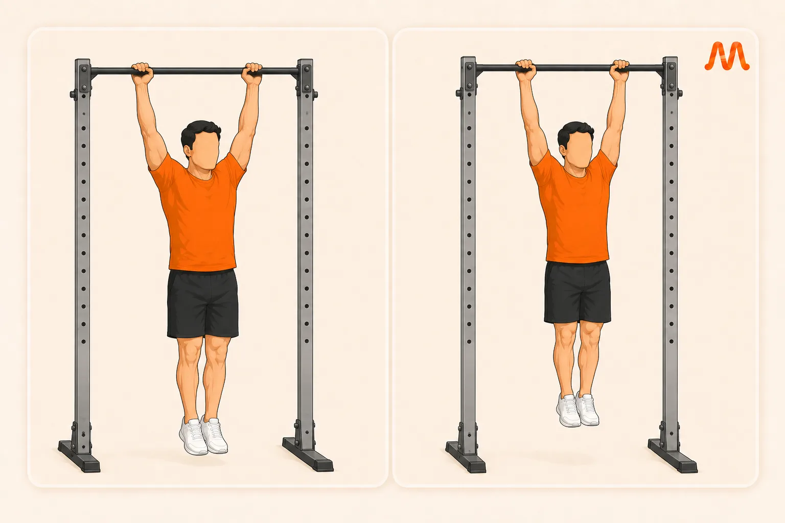 Dead Hang exercise illustration