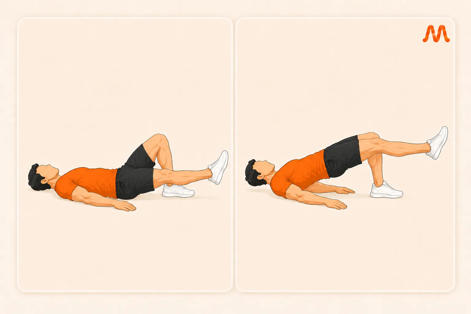 Frog Pump exercise illustration