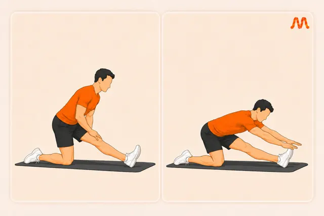 Hamstring Flow exercise illustration