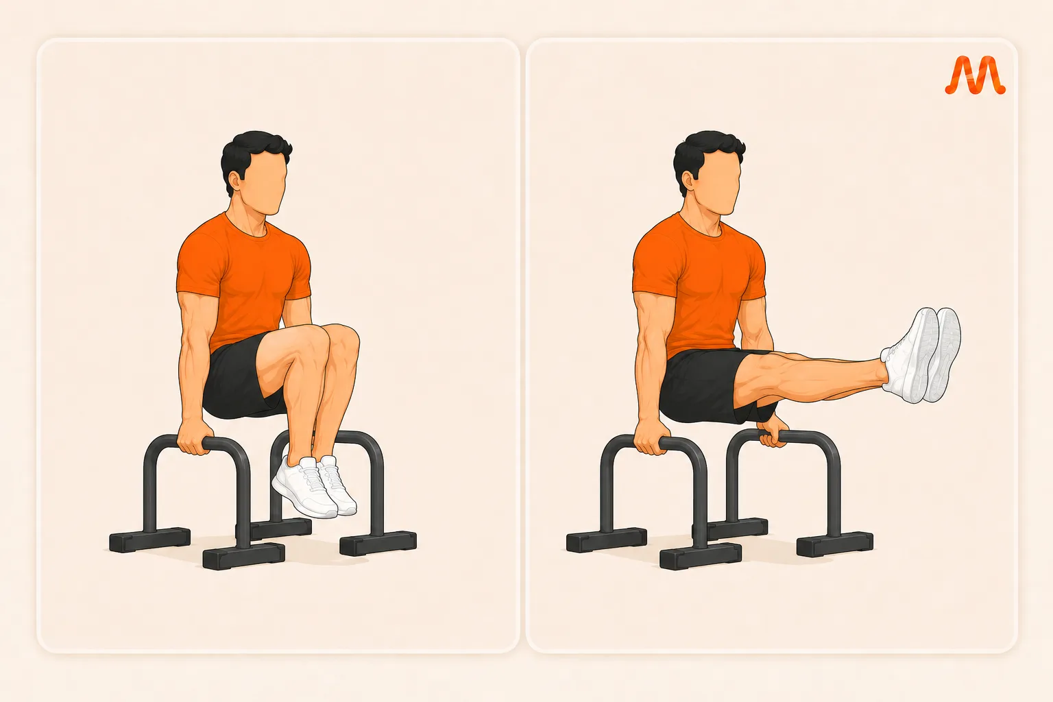 L-Sit Hold exercise illustration