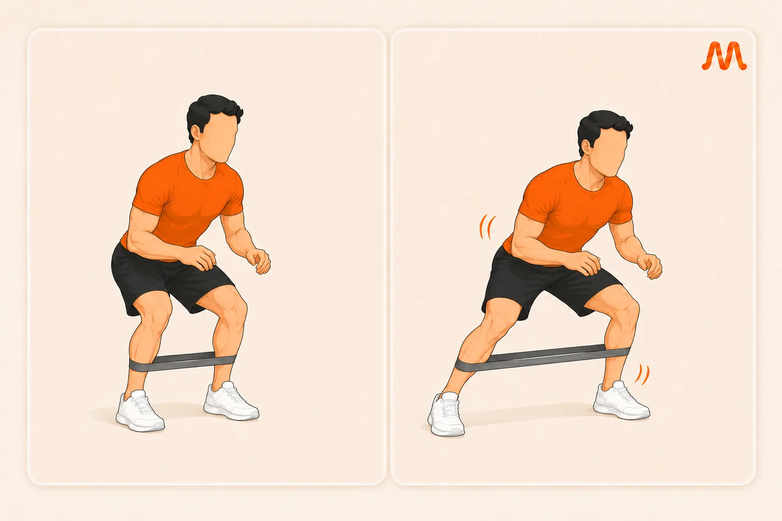 Monster Walk exercise illustration