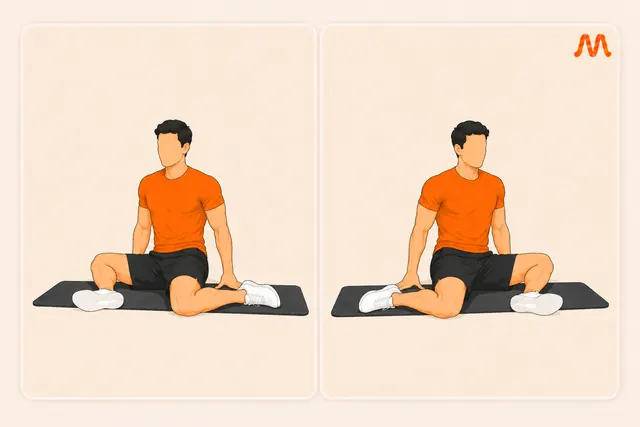 90/90 Hip Flow exercise illustration