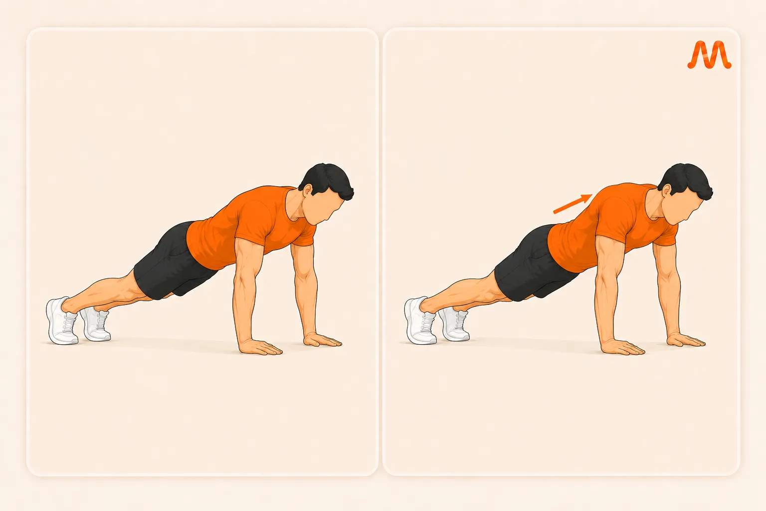 Push Up Plus exercise illustration