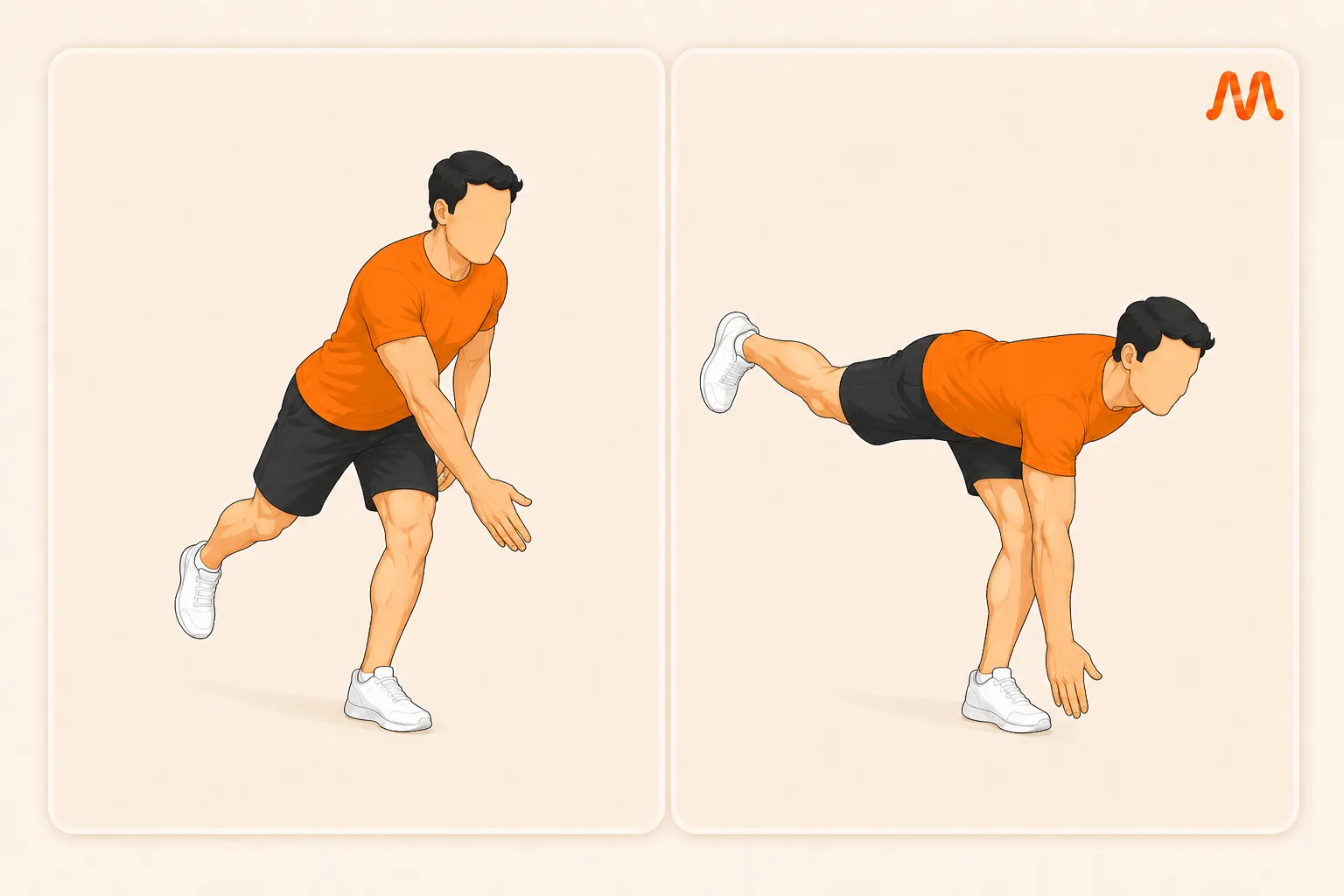 Single-Leg Deadlift Reach exercise illustration