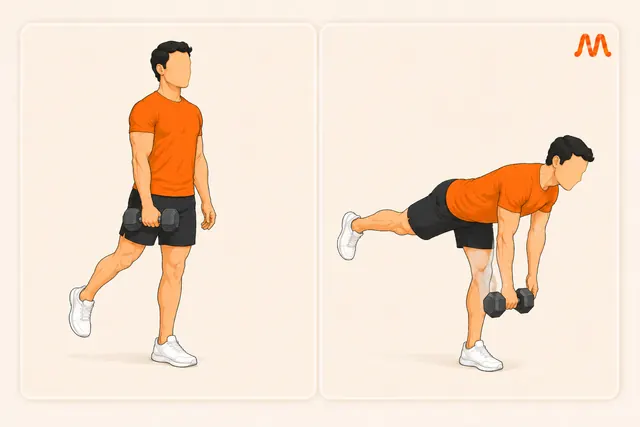 Single-Leg RDL exercise illustration
