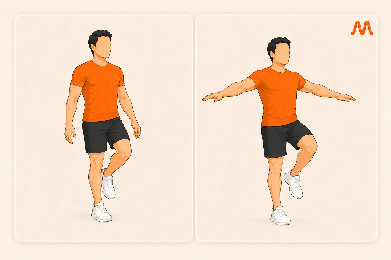 Single-Leg Stance (Progressions) exercise illustration