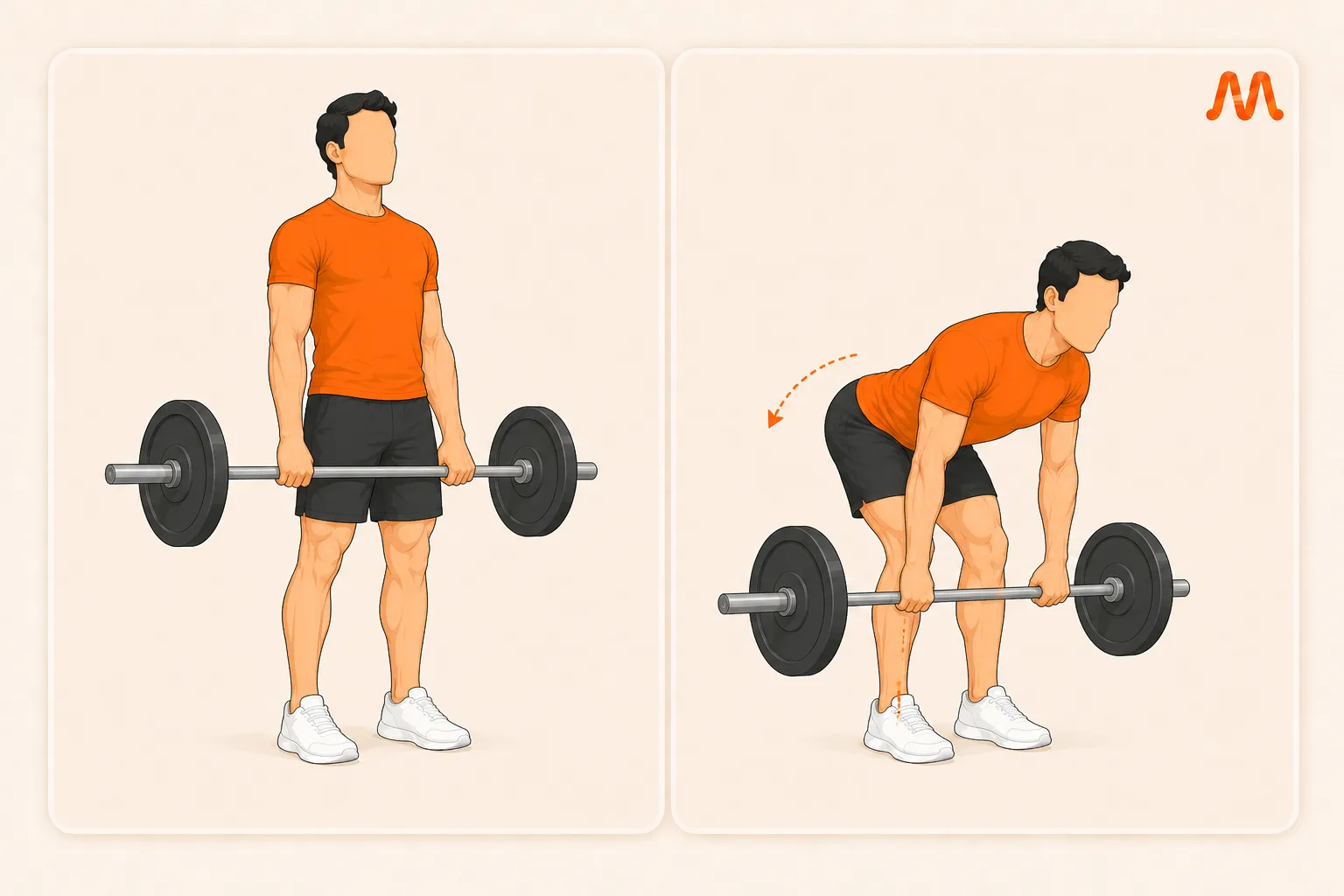 Stiff Leg Deadlift exercise illustration