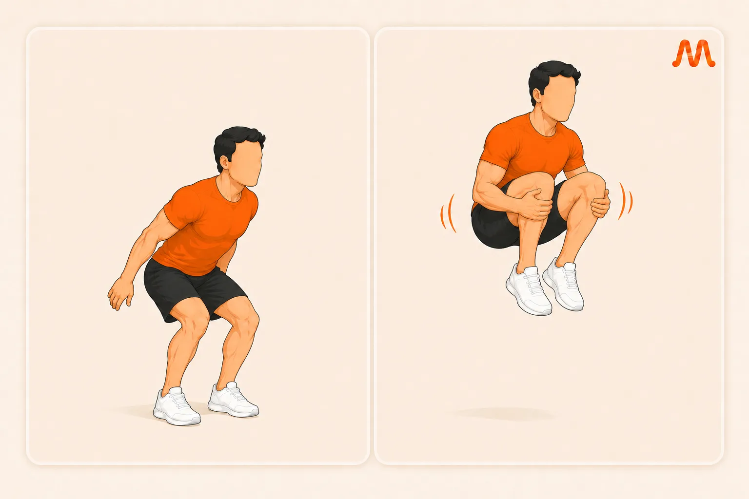 Tuck Jump exercise illustration
