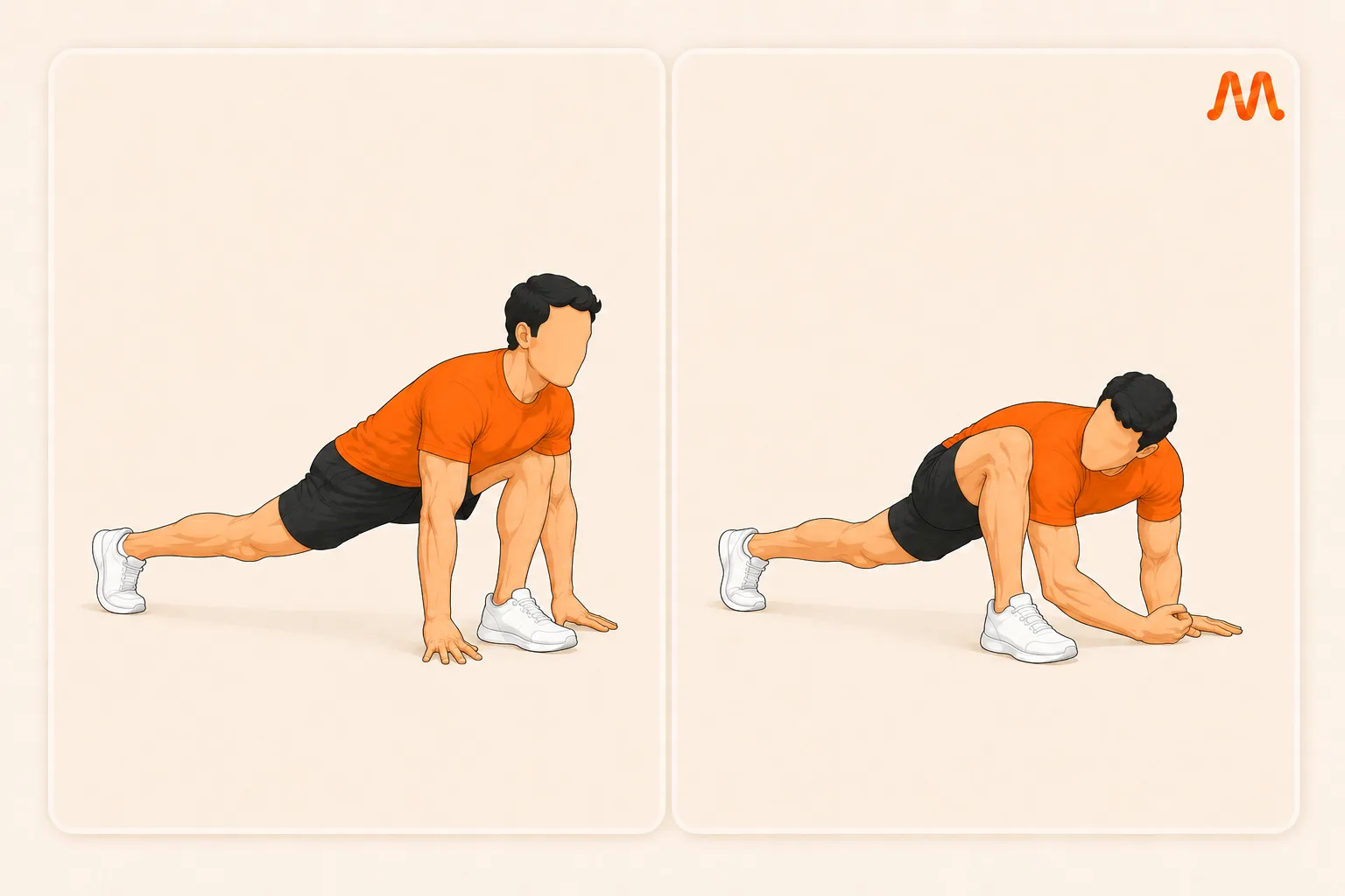 World's Greatest Stretch exercise illustration