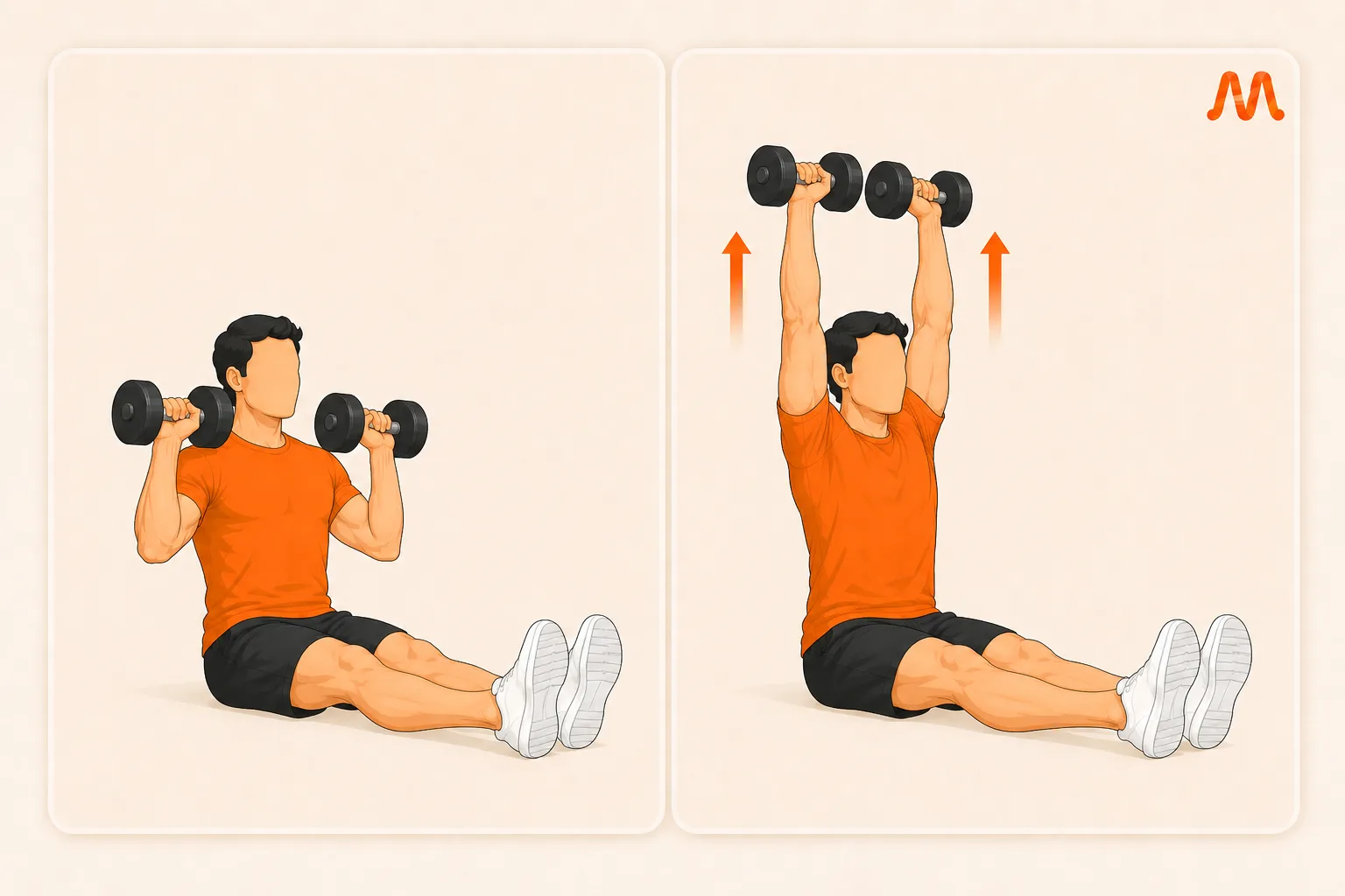 Z Press exercise illustration